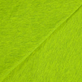 Neon yellow heather cotton polo knit
