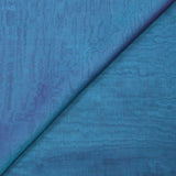 Mousseline 100% soie unie bleu changeant violet