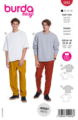 Patron Burda n°5682 : Sweatshirt