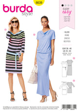 Patron N°6639 Burda: Robe bénitier