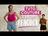 PEACOCK shorts sewing pattern