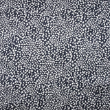Satin de soie imprimé nuit étoilée fond bleu nuit