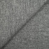 Sergé de laine mélangée gris chiné