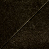 Velours chenille double face chiné marron olive