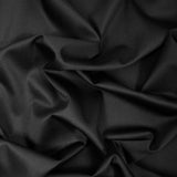 Black cotton satin