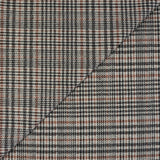 Jersey pied de poule noir et blanc lurex
