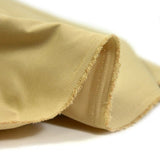 Gabardine polycoton sergé beige