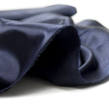 Sartin poliéster liso azul azul marino