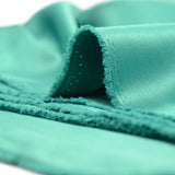 Crêpe satin polyester turquoise