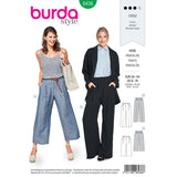 Burda Boss N ° 6436: pantalones anchos