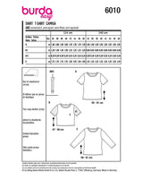 Burda Boss N ° 6010: camiseta