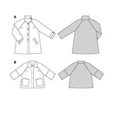 Burda Boss N ° 6372: chaqueta raglán