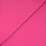 Gabardine polycoton sergé rose fuchsia