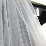 White wedding tulle per meter
