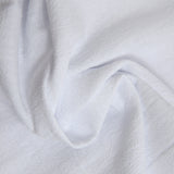 Lino lavado 100% blanco