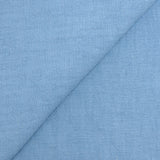 100% Lin lavé bleu guède
