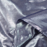 Poliéster de lamé azul de metal