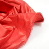 Polyester lamé rouge