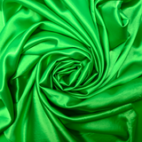 Satin Polyester uni vert prairie