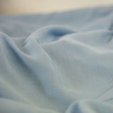 Voile viscose bleu glacier