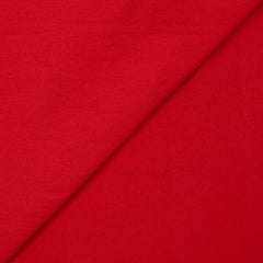 100% Coton lavé rouge