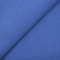 Tissu sweat minkee épais bleu bleuet