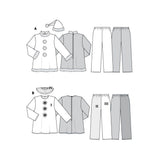 Pattern n°: 2466 Santa Claus and Pierrot Costume