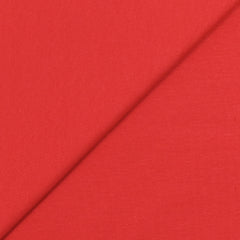 Jersey french terry coton Bio rouge