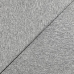 Jersey french terry coton Bio gris chiné