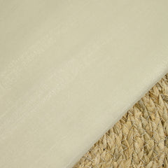 Voile 100% soie rayé irisé écru