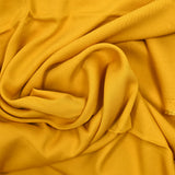 Mustard yellow viscose twill