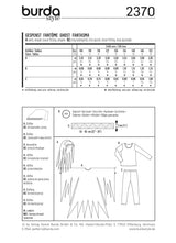 Patron n ° 2370: Ghost costume for children