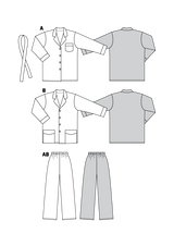 Patrón N ° 2691: pijama