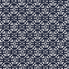 Dentelle polycoton Mariela bleu marine