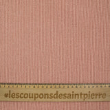 Maille Bianca côtelée rose chair
