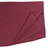 Wine red tubular ribbed cuffs per meter