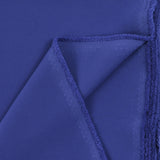 Polyester Crêpe Large Madeleine Bleu Roy