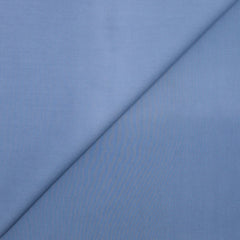 Coton uni bleu charrette