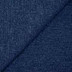 Maille texturée grattée Ori bleu marine