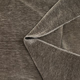 Velours chenille double face chiné gris