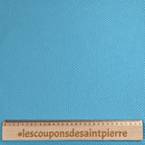 Azure blue honeycomb jersey