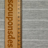 Polycotton tone-on-tone textured stripe gray background