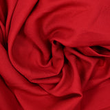Twill de viscose rouge