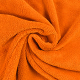Orange bamboo sponge fabric sold per meter