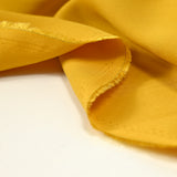 Mustard yellow viscose twill
