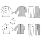 Pattern n°: 2466 Santa Claus and Pierrot Costume