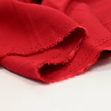 Twill de viscose rouge