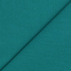 Jersey coton Bio bleu canard