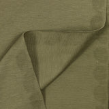 Olive green organic cotton jersey