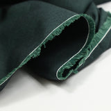 Piqué de coton bicolore vert et noir
